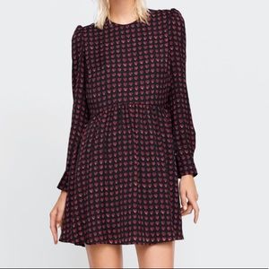 Zara Heart Print Jumpsuit